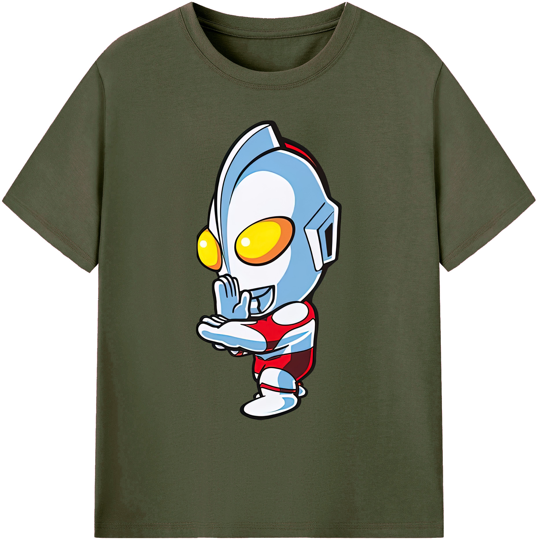 （画像用） ウルトラマン Ultraman 綿100％ メンズ半袖Tシャツ｜肌触りやわらか＆通気性